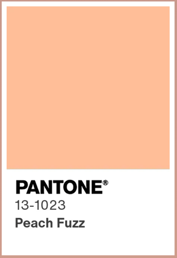 Pantone 13-1023Peach Fuzz