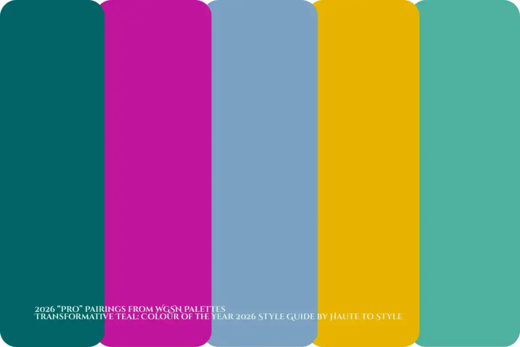 Transformative Teal: Colour of the Year 2026 Style Guide 4